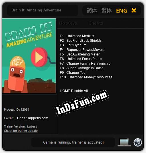 Trainer for Brain It: Amazing Adventure [v1.0.6]