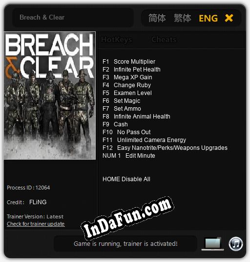 Breach & Clear: TRAINER AND CHEATS (V1.0.99)