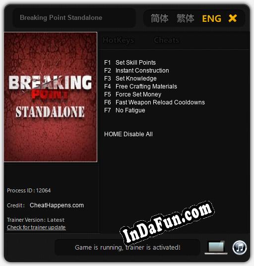 Breaking Point Standalone: Trainer +7 [v1.8]