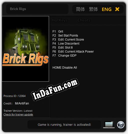 Brick Rigs: Trainer +7 [v1.4]