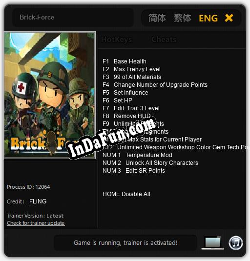 Trainer for Brick-Force [v1.0.6]