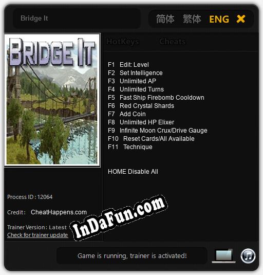 Trainer for Bridge It [v1.0.3]