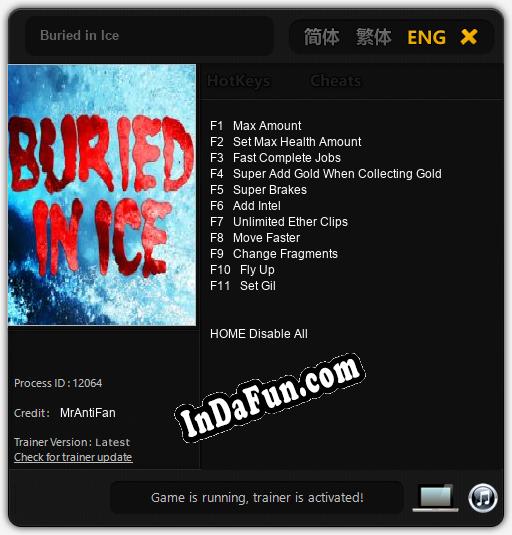 Buried in Ice: Trainer +11 [v1.4]