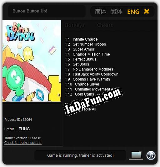 Button Button Up!: TRAINER AND CHEATS (V1.0.80)