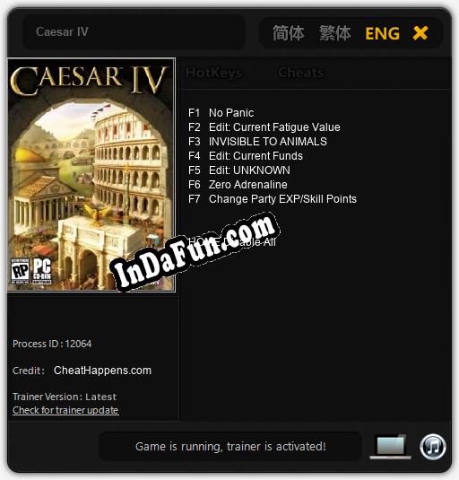 Caesar IV: Trainer +7 [v1.3]