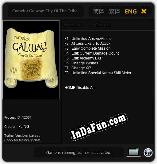 Camelot Galway: City Of The Tribes: TRAINER AND CHEATS (V1.0.74)