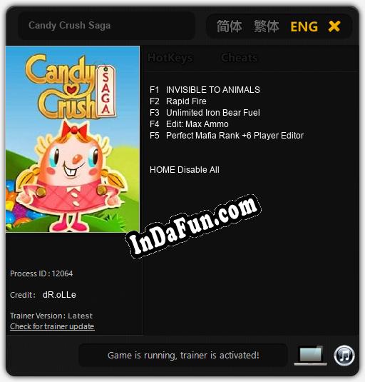 Candy Crush Saga: TRAINER AND CHEATS (V1.0.29)