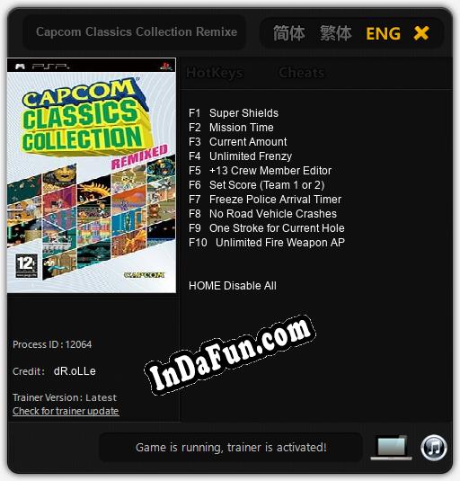 Capcom Classics Collection Remixed: Trainer +10 [v1.3]