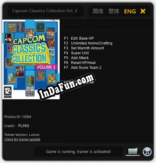 Capcom Classics Collection Vol. 2: TRAINER AND CHEATS (V1.0.13)