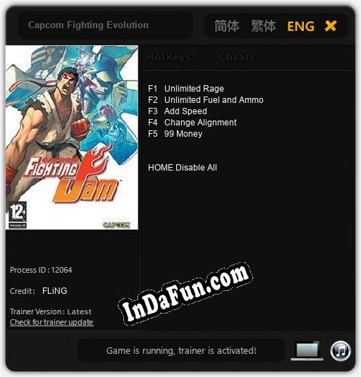 Capcom Fighting Evolution: Trainer +5 [v1.9]