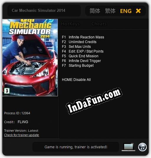 Car Mechanic Simulator 2014: TRAINER AND CHEATS (V1.0.27)