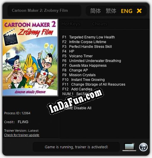 Cartoon Maker 2: Zrobmy Film: TRAINER AND CHEATS (V1.0.18)