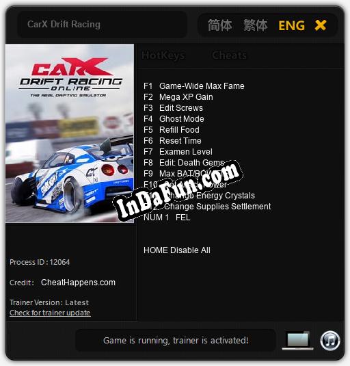 CarX Drift Racing: Trainer +13 [v1.9]