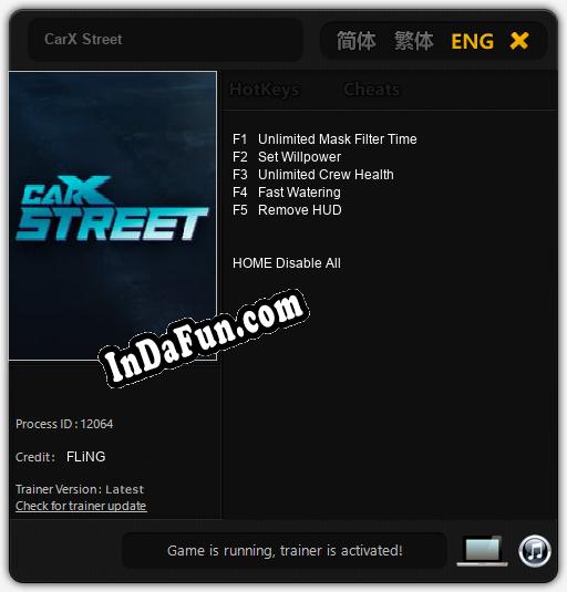 CarX Street: Cheats, Trainer +5 [FLiNG]
