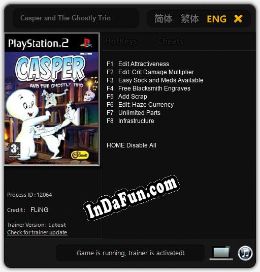 Trainer for Casper and The Ghostly Trio [v1.0.7]
