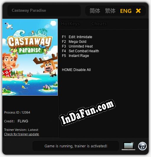 Castaway Paradise: Trainer +5 [v1.2]