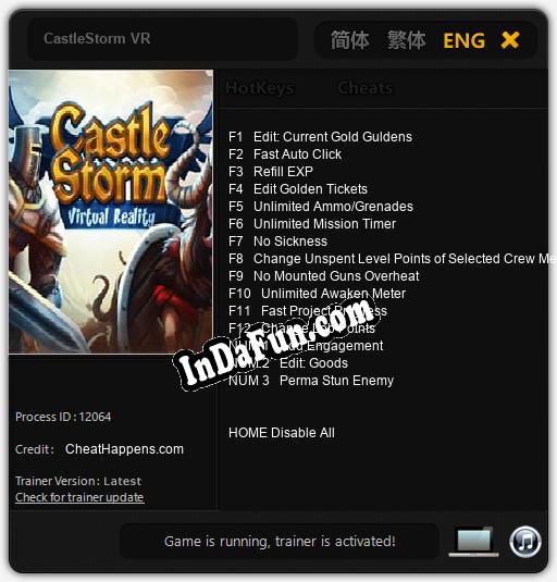 CastleStorm VR: Trainer +15 [v1.6]