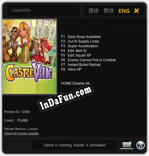 CastleVille: Cheats, Trainer +8 [FLiNG]