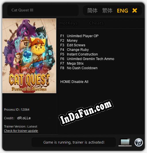 Cat Quest III: Trainer +8 [v1.8]