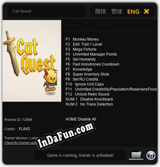 Cat Quest: TRAINER AND CHEATS (V1.0.63)