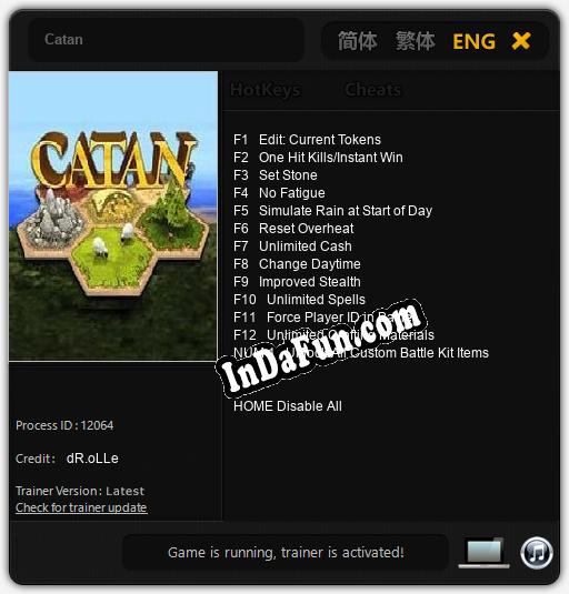 Catan: Cheats, Trainer +13 [dR.oLLe]