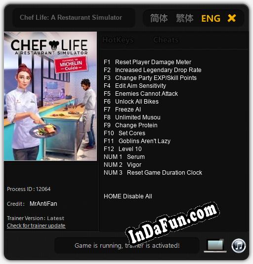 Chef Life: A Restaurant Simulator: Cheats, Trainer +15 [MrAntiFan]