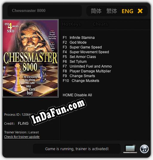 Trainer for Chessmaster 8000 [v1.0.1]