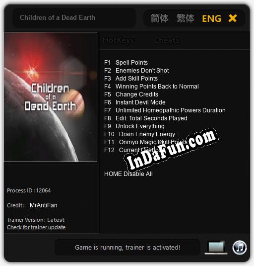 Children of a Dead Earth: TRAINER AND CHEATS (V1.0.45)