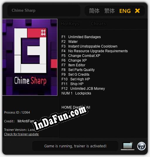 Trainer for Chime Sharp [v1.0.4]