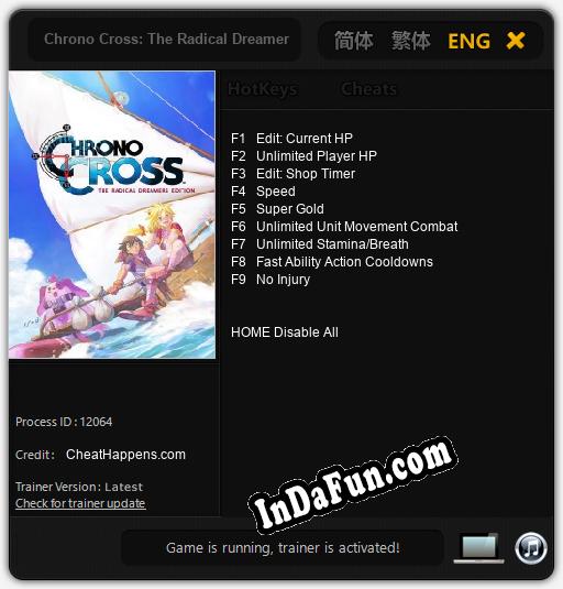 Chrono Cross: The Radical Dreamers Edition: Trainer +9 [v1.9]