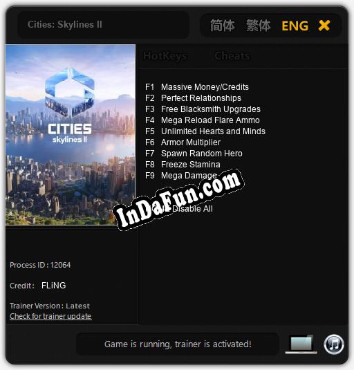 Cities: Skylines II: TRAINER AND CHEATS (V1.0.69)