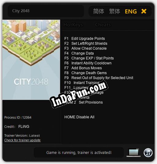 City 2048: Cheats, Trainer +14 [FLiNG]