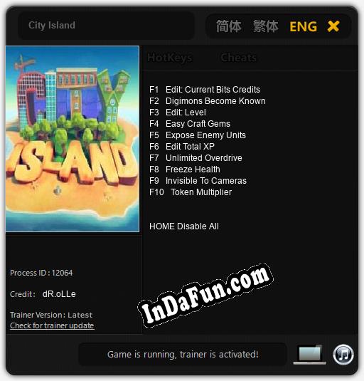 City Island: Trainer +10 [v1.5]