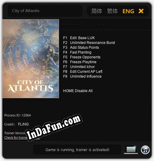 City of Atlantis: TRAINER AND CHEATS (V1.0.39)
