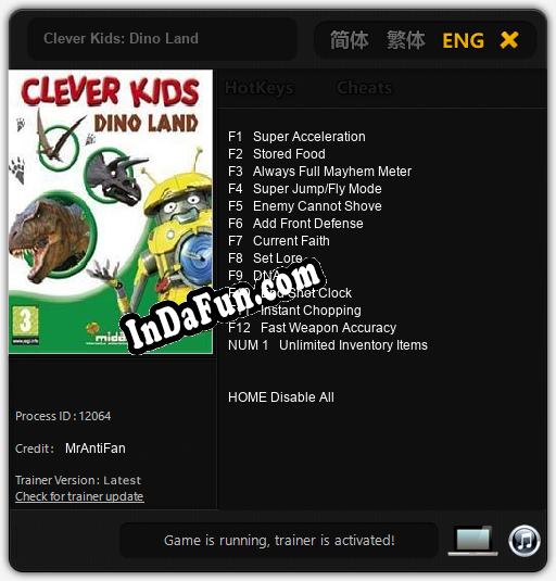 Clever Kids: Dino Land: Trainer +13 [v1.2]