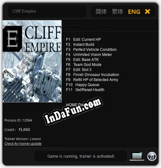 Cliff Empire: Trainer +11 [v1.2]