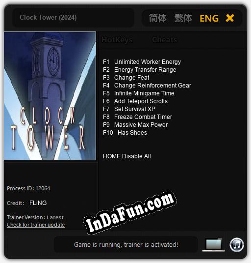 Clock Tower (2024): TRAINER AND CHEATS (V1.0.47)