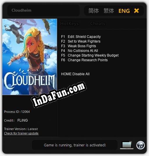 Cloudheim: Cheats, Trainer +6 [FLiNG]