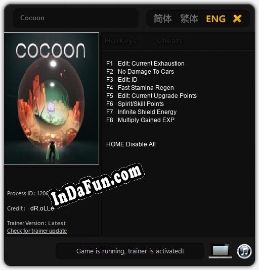 Cocoon: TRAINER AND CHEATS (V1.0.53)