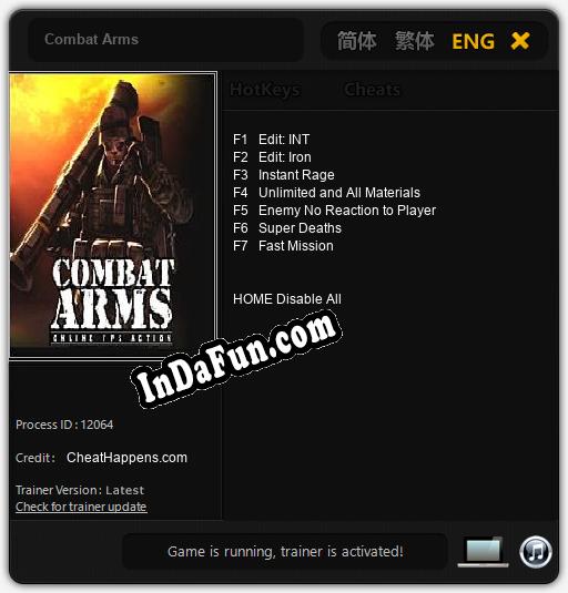 Combat Arms: Trainer +7 [v1.9]