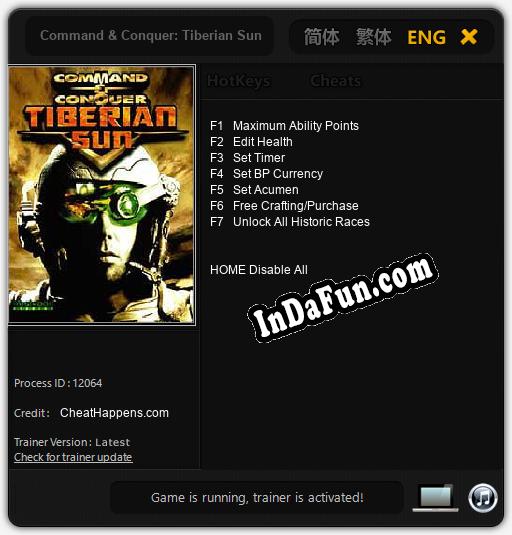 Command & Conquer: Tiberian Sun: Cheats, Trainer +7 [CheatHappens.com]