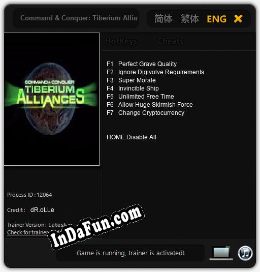 Command & Conquer: Tiberium Alliances: TRAINER AND CHEATS (V1.0.56)