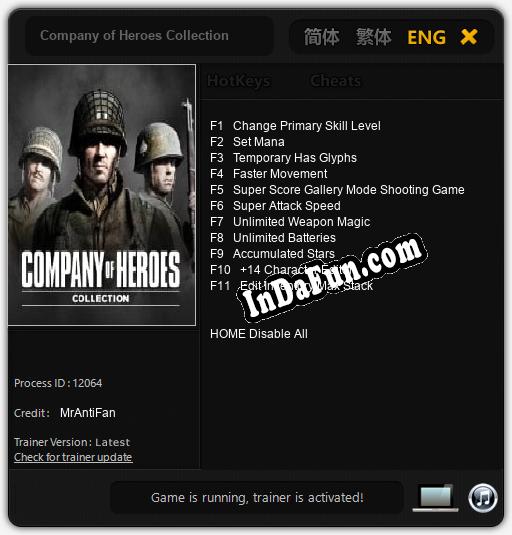 Company of Heroes Collection: Cheats, Trainer +11 [MrAntiFan]