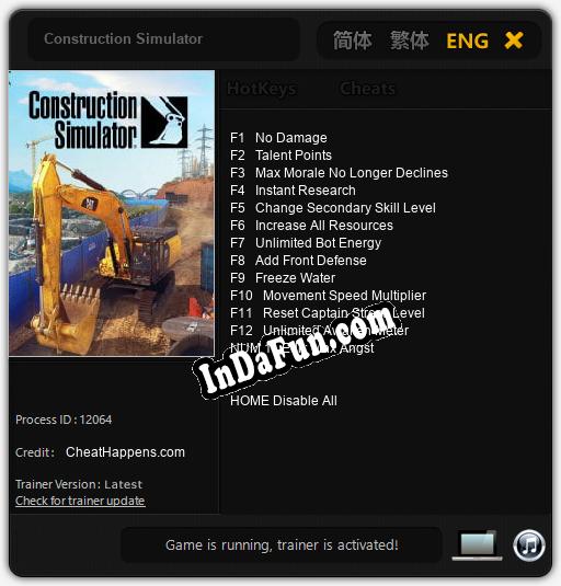 Construction Simulator: Trainer +13 [v1.6]