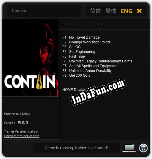 Contain: Cheats, Trainer +9 [FLiNG]