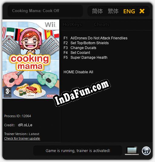 Trainer for Cooking Mama: Cook Off [v1.0.3]