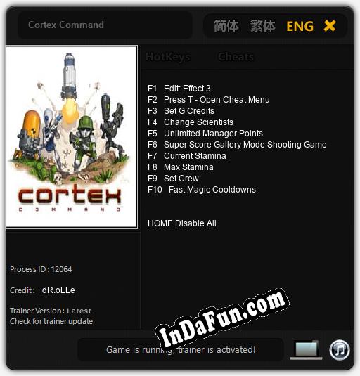 Cortex Command: TRAINER AND CHEATS (V1.0.57)