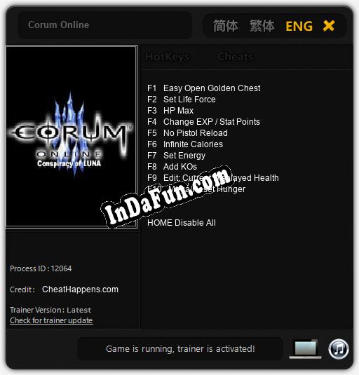 Trainer for Corum Online [v1.0.7]