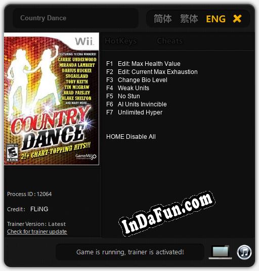 Country Dance: TRAINER AND CHEATS (V1.0.17)