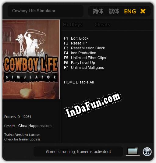 Cowboy Life Simulator: TRAINER AND CHEATS (V1.0.61)